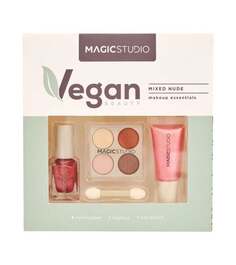 Набор для макияжа, 4 шт. Magic Studio, Vegan Mixed Nude