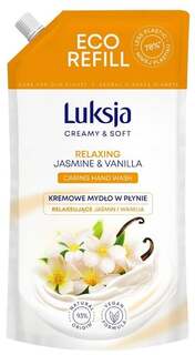 Расслабляющее сливочное жидкое мыло Жасмин и ваниль 900мл - сток Luksja Creamy &amp; Soft
