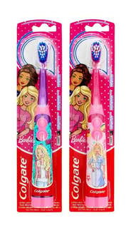 Детская электрическая зубная щетка Colgate Motion Barbie, 1 шт., микс дизайнов
