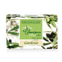 Мыло MACROVITA OLIVE-ELIA с чистым оливковым маслом GARDENIA 100г