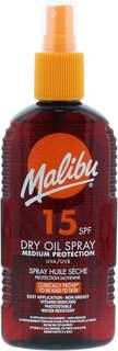 Сухое масло-спрей, SPF15, бронзирующее масло для загара, 200 мл Malibu Malibu'