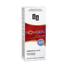 АА, Новаскин, крем для глаз разглаживающий + питание для чувствительной и склонной к аллергии кожи 40+, 15 мл, AA