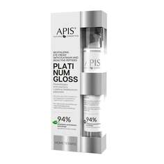 Восстанавливающий крем для глаз с платиной и биоактивными пептидами, 10 мл Apis, Home TerApis Platinum Gloss, Apis Natural Cosmetics