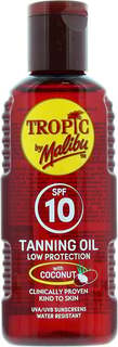 Масло для загара, SPF10, 100 мл Tropic By Malibu, Tanning Oil Malibu'