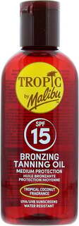 Масло для загара, SPF15, 100 мл Tropic By Malibu, Tanning Oil Malibu'