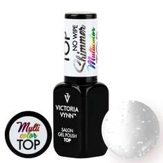 Многоцветный гель-лак 8 мл Victoria Vynn Top No Wipe Shimmer