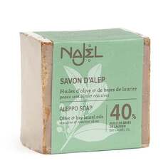 Мыло Алеппо с лавровым маслом 40%, 185 г Najel