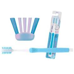 Мягкая зубная щетка V++max Better Toothbrush, синяя, inna