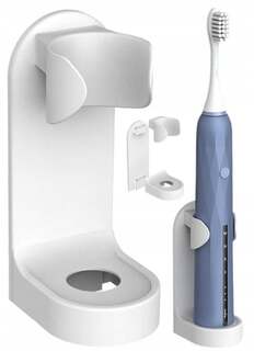 Подставка для зубных щеток, Настенная вешалка, Белый, 1 шт., Inna marka