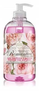 Жидкое мыло Nesti Dante Romantica Флорентийская роза и пион 500мл