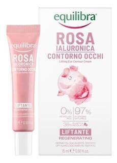 Крем-лифтинг для глаз «Роза» с гиалуроновой кислотой, 15 мл Equilibra, Rosa Lifting Eye Contour Cream, Equalibra