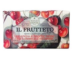 Мыло на основе черной вишни и клюквы, 250 г Nesti Dante, Il Frutteto