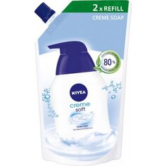 Жидкое мыло Creme Soft, сменная упаковка 500мл Nivea