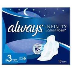 Гигиенические прокладки, 10 шт. Always, Infinity