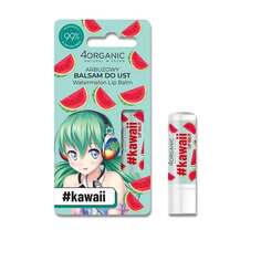 4organic,#Kawaii бальзам для губ натуральный арбуз 5г