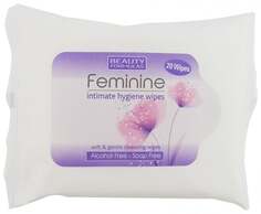 Салфетки для женской интимной гигиены Салфетки для интимной гигиены 20 шт. Beauty Formulas