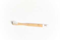 Бамбуковая зубная щетка для детей, белая Nested