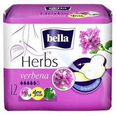 Гигиенические прокладки, 12 шт. Bella, Herbs Verbena