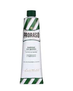 Зеленое, традиционное мыло для бритья в тюбике для нормальной кожи, 150 мл Proraso