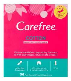 Гигиенические прокладки Cotton Fresh, 56 шт. Carefree