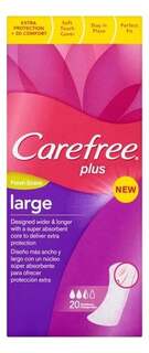 Гигиенические прокладки Plus Large, Fresh Scent, 20 штук Carefree