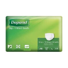 Подгузники для взрослых Depend, Slip Super Size L