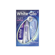 Зубная паста 65 мл + ночной гель 65 мл + зубная щетка White Glo, Night &amp; Day Whitening Toothpaste