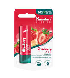 Слегка тонирующий бальзам для губ с растительными маслами 4,5 г Himalaya Strawberry, Himalaya Herbals