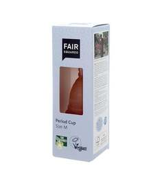 Менструальная чаша, размер М, из натурального каучука, для женщин до беременности, сертифицирована FAIR RUBBER, 1 шт, Fair Squared