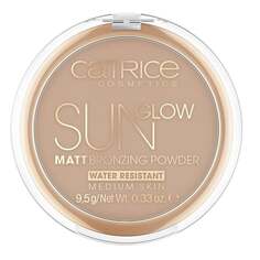 Бронзирующая пудра, 030 Medium Bronze, 9,5 г Catrice, Sun Glow