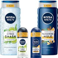 Набор косметики для ухода за телом, 4 шт. Nivea Men, Tangerine Mule &amp; Citrus Smash