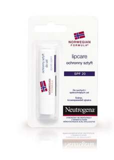 Защитный помада для губ SPF 20, 4,8 г Neutrogena Norwegian Formula