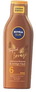 Солнцезащитный лосьон-фильтр 6 Nivea Sun, Tropical