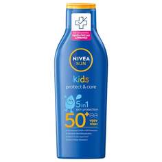 Солнцезащитный лосьон для детей Nivea Kids Protect &amp; Moisture, SPF50, Nivea Sun