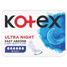 Гигиенические прокладки, 6 шт. Kotex, Ultra Night