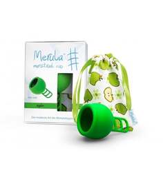 Универсальная менструальная чаша, One-Size, цвет: зеленый, Merula