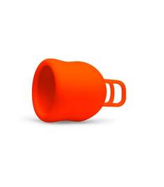 Большая менструальная чаша, XL, очень вместительная: 50 мл, цвет: оранжевый, Merula