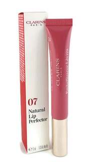 Блеск для губ 07 Toffee Pink Shimmer, 12 мл Clarins, Instant Light Natural Lip Perfector