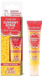 Сахарный скраб для губ Pera Limonera, 14 г Floslek, Lip Care, FLOS-LEK