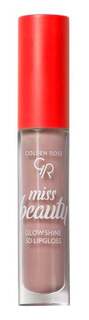 Блеск для губ Golden Rose Miss Beauty Glow Shine 3D – 01 Nude Chic