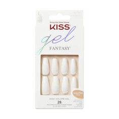 Накладные ногти Kiss Гель Fantasy L FS07C + клей