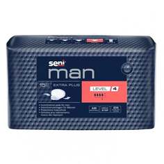 Прокладки урологические мужские Extra Plus Level 4 22,5х27 см, 15 шт. Seni, Man