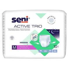 Впитывающие трусы Seni Active Trio, которые можно носить как нижнее белье, размер M, 10 шт. Seni