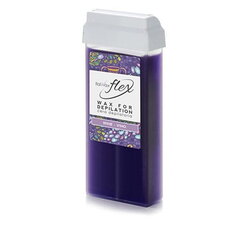 Вино) высокопластичный прозрачный воск с диоксидом титана для депиляции в рулоне 100 мл для депиляции больших участков волос ItalWax Flex Wine (