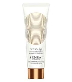 Солнцезащитный крем для лица, SPF 50+, 50 мл Sensai Silky Bronze Cellular Protective