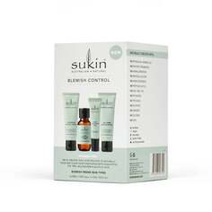 Сукин, Blemish Control, подарочный набор косметики, 4 шт., Sukin