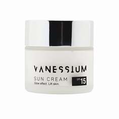 Солнцезащитный крем с ванессиумом и эффектом сияния. Поднимите кожу. SPF15, Vanessium