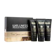 Мини-набор Wellplex (шампунь 50 мл, кондиционер 50 мл, маска 50 мл) WELLNESS PREMIUM PRODUCTS