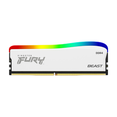 Оперативная память Kingston Fury Beast RGB Special Edition, 16 Гб DDR4 (1x16 Гб), 3200 МГц, KF432C16BWA/16, белый