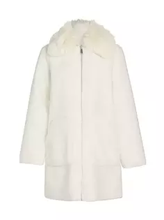 Двустороннее пальто Alison из шерпы Mercer Collective, цвет vanilla